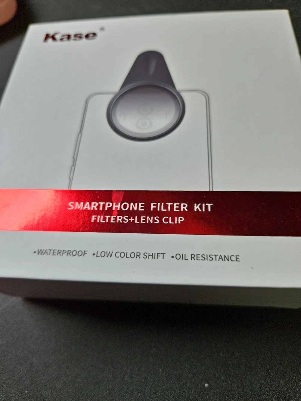 Kase Smartphone Waterproof Magnetic Filter Kit: Filters+Lens‎ Clip (CPL+GND1.2)